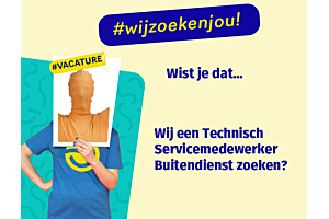 Vacature Technisch Servicemedewerker Buitendienst