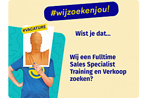 Vacature Fulltime Sales Specialist Training en Verkoop OptiekXL (landelijk)