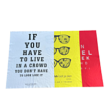 Poetsdoek met eigen logo maat XL