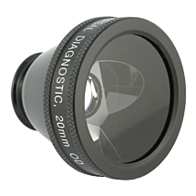 Ocular Goniolens, 3 spiegels Flange 20mm (Zwart)