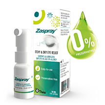 Zaspray - Oogspray droge ogen bij allergie