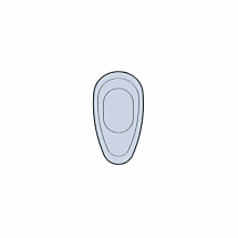 PVC Neuspads Extra Dun 12.5mm