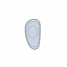 PVC Neuspads Extra Dun 14.5mm