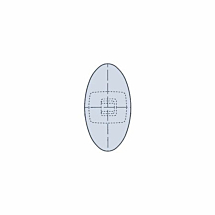 PVC neuspads 13mm schroef